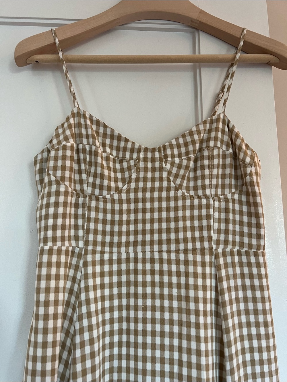 English Factory Gingham Corset Maxi Dress - Picture 3 of 7
